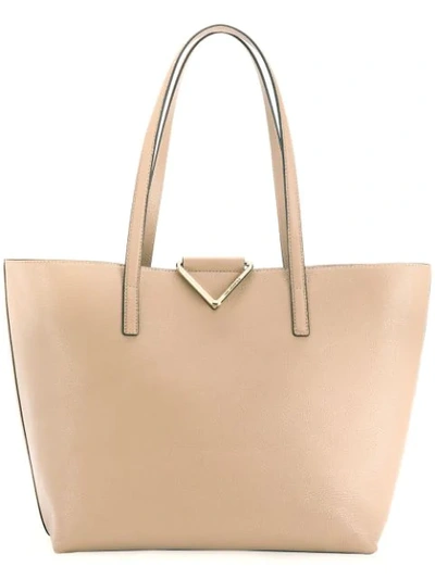 Shop Karl Lagerfeld K/vektor Tote Bag In Neutrals