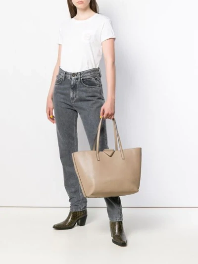 Karl Lagerfeld K/vektor Tote Bag In Neutrals | ModeSens