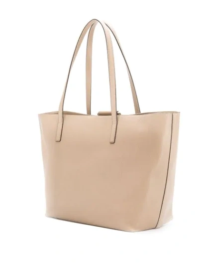 Shop Karl Lagerfeld K/vektor Tote Bag In Neutrals