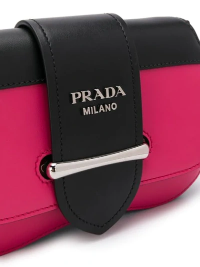 Shop Prada Sidonie Two-way Belt Bag In Black
