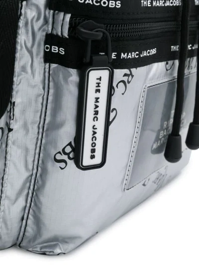 Shop Marc Jacobs The Ripstop Ny Backpack In 040 Silver