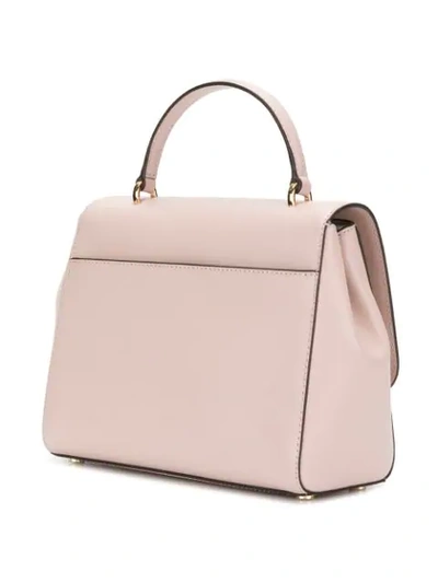 Shop Michael Michael Kors Mott Medium Satchel In Pink