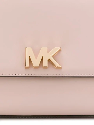 Shop Michael Michael Kors Mott Medium Satchel In Pink