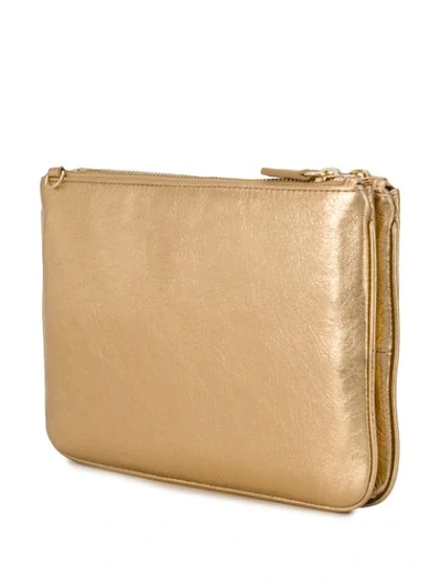 Shop Sandro Addict Bag In Gold