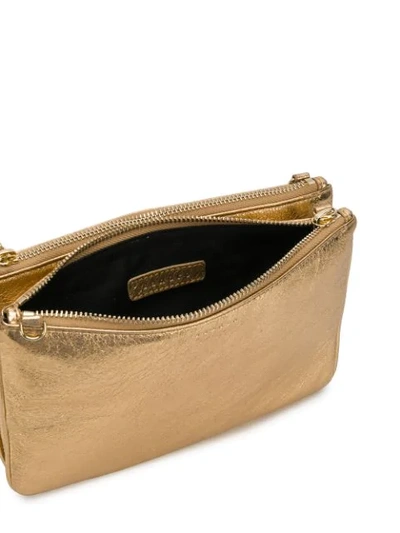 Shop Sandro Addict Bag In Gold