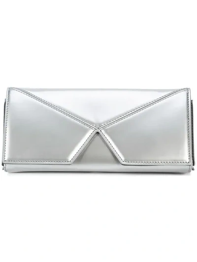 Shop Cushnie Et Ochs Cushnie Jack Clutch - Metallic