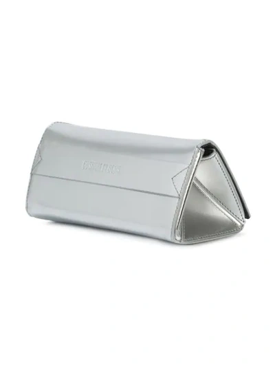 Shop Cushnie Et Ochs Cushnie Jack Clutch - Metallic