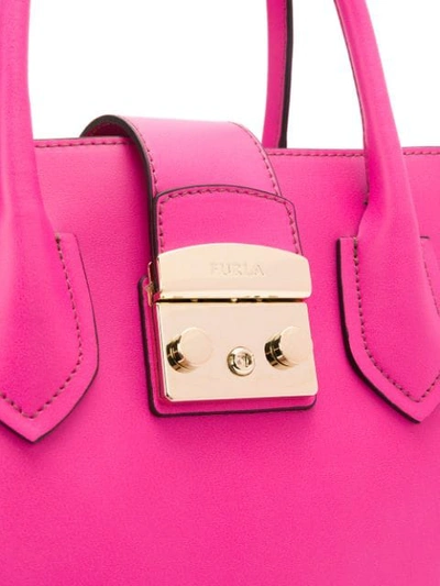 Shop Furla Metropolis Tote - Pink