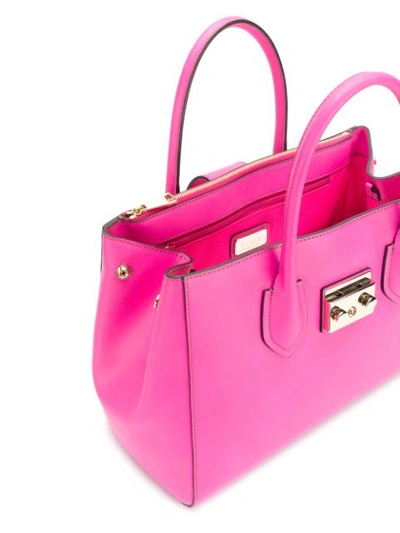 Shop Furla Metropolis Tote - Pink