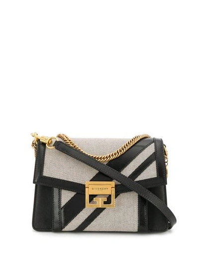 Shop Givenchy Gv3 Shoulder Bag In Black