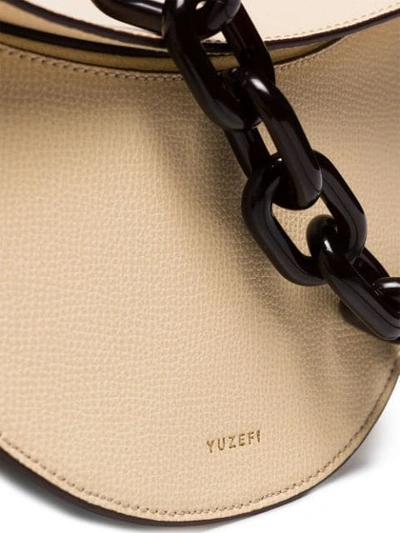 Shop Yuzefi Doris Shoulder Bag In Neutrals