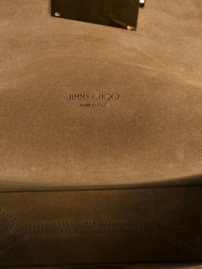 Shop Jimmy Choo Kleine 'lockett' Schultertasche In Blue