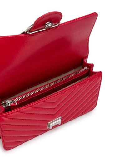 Shop Pinko Love Shoulder Bag In Red