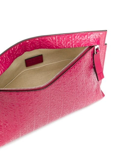 Shop Loewe T Pouch In Pink