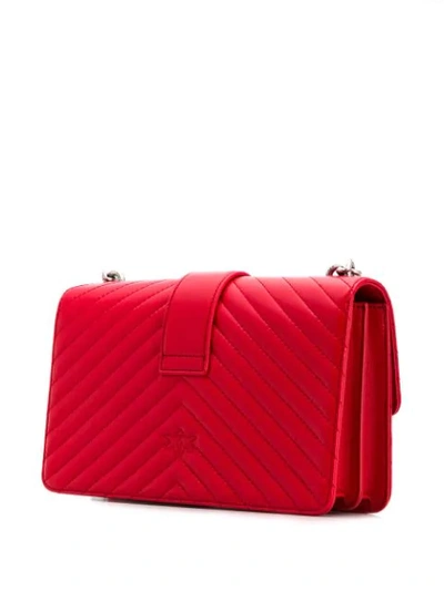 PINKO LOVE SHOULDER BAG - 红色
