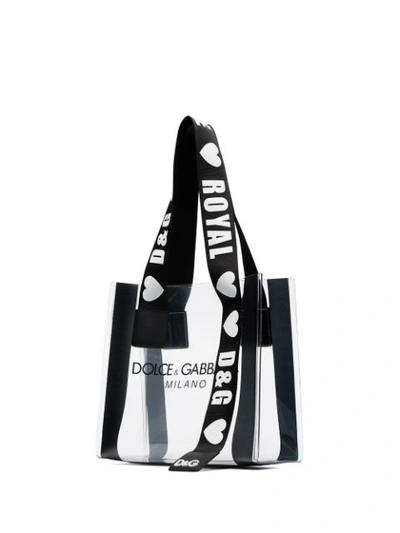 Shop Dolce & Gabbana Street Shopping Bag In White