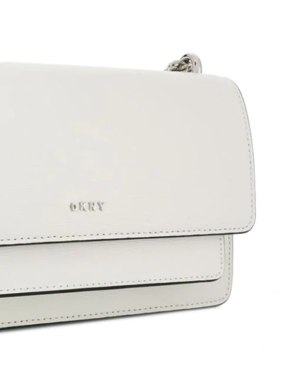 Shop Dkny Sutton Crossbody Bag In White