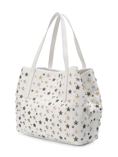 Shop Jimmy Choo Large Sofia Tote In White