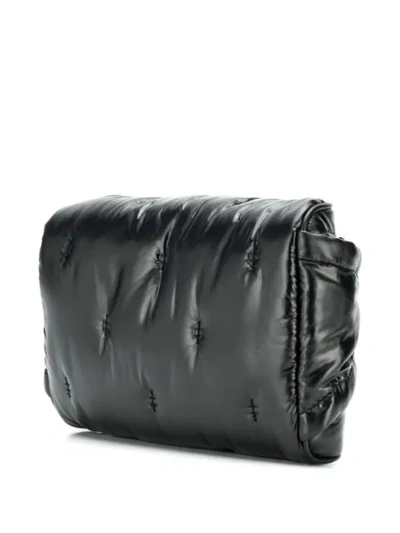 Shop Tory Burch Padded Belt Bag In Black