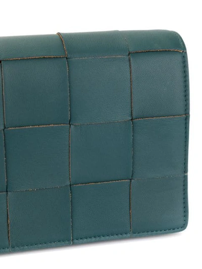 Shop Bottega Veneta Intrecciato Weave Mini Bag In Blue