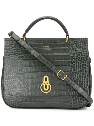 Shop Mulberry 'amberley' Handtasche In Grey