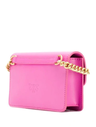 Shop Pinko Baby Love Simply Cross Body Bag In Pink