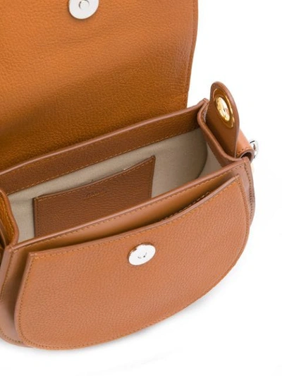 Shop Chloé Small Tess Shoulder Bag In Brown