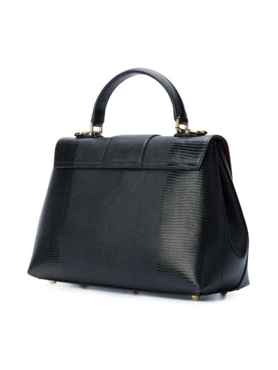 Shop Dolce & Gabbana Lucia Satchel In Black