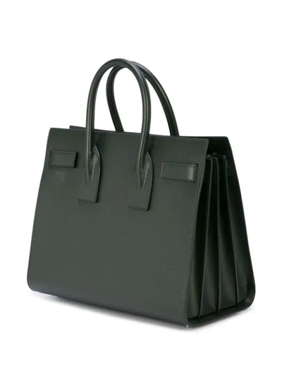 Shop Saint Laurent Sac De Jour Tote In Green