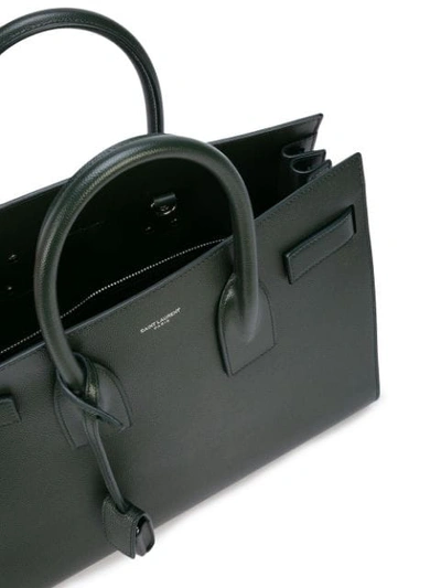 Shop Saint Laurent Sac De Jour Tote In Green