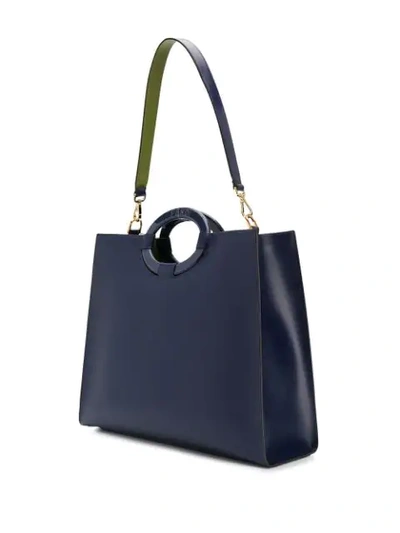 Shop Fendi Runaway Shopper Tote In Purple