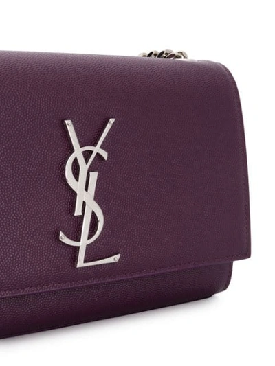 Shop Saint Laurent Kate Shoulder Bag In Purple
