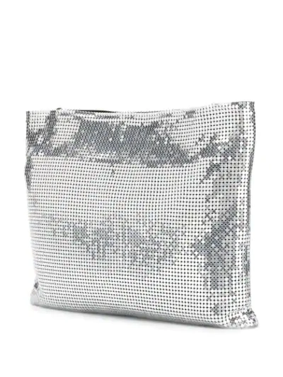 Shop Rabanne Pixel 1969 Crossbody Bag In Metallic