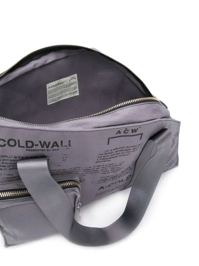 Shop A-cold-wall* V2 Tote Bag In Grey