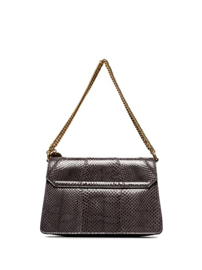 Shop Givenchy Gv3 Shoulder Bag In Grey