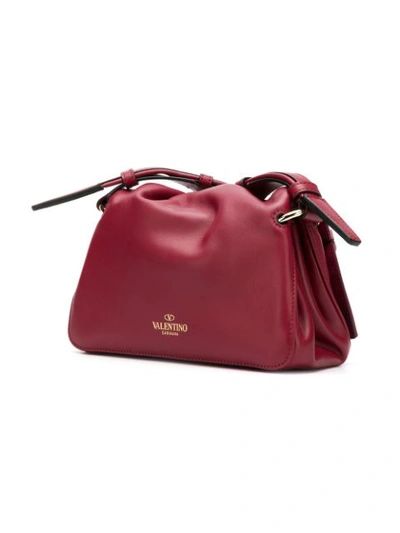 Shop Valentino Garavani Bloomy Medium Shoulder Bag - Red