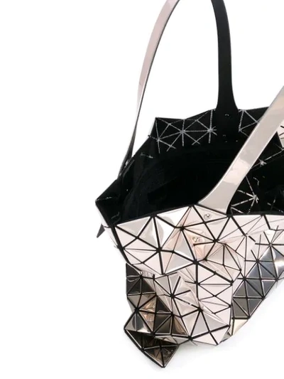 Shop Bao Bao Issey Miyake Graphic In Metallic