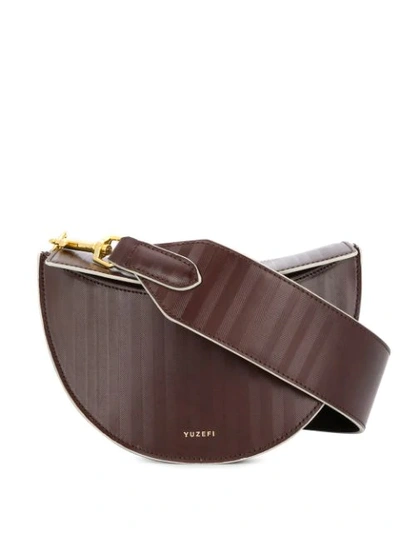 Shop Yuzefi 'doris' Handtasche In Brown