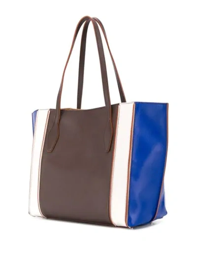 Shop Tod's Shopping Tote Bag In Blue