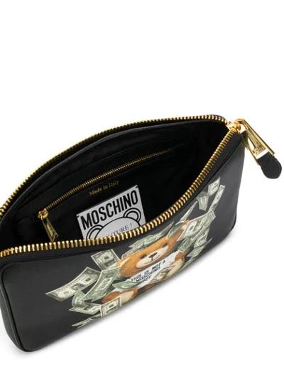 MOSCHINO TEDDY BEAR SHOULDER BAG - 黑色