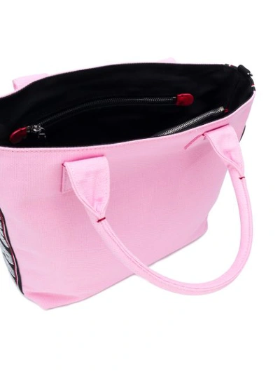 Shop Pinko Embellished Brand Tote Bag