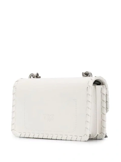 Shop Pinko Love Simply 8 Cross-body Bag In White