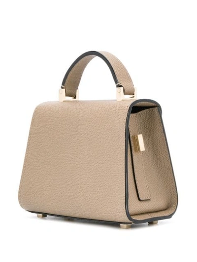 Shop Valextra Iside Mini Bag In Brown