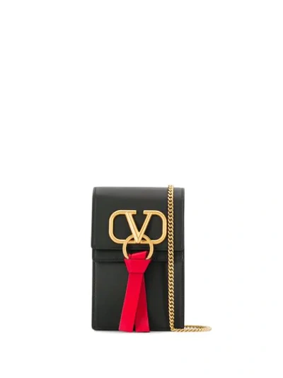 Shop Valentino Garavani Vring Mini Bag In Black