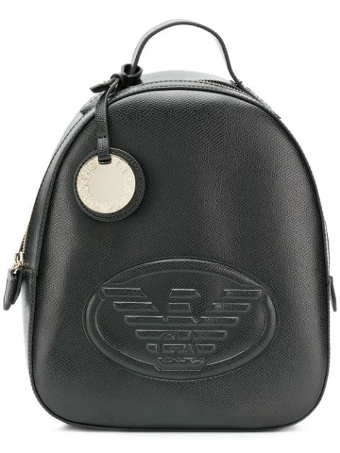armani black backpack
