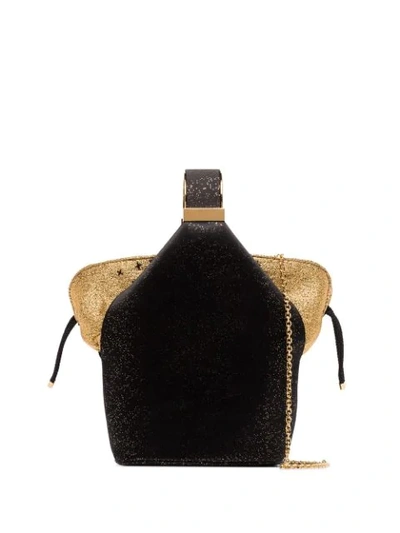 Shop Bienen-davis Kit Glittered Bucket Bag In Black