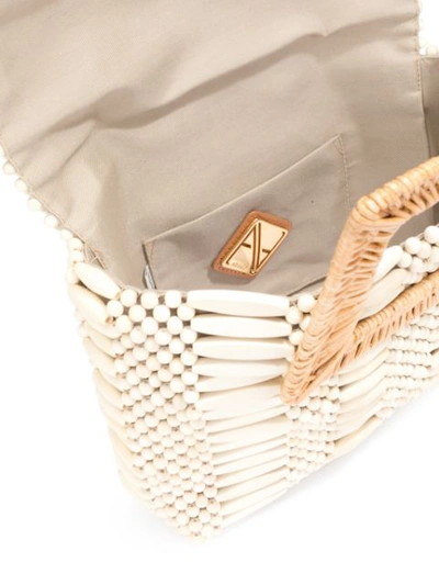 Shop Aranaz Cerise Handbag In White