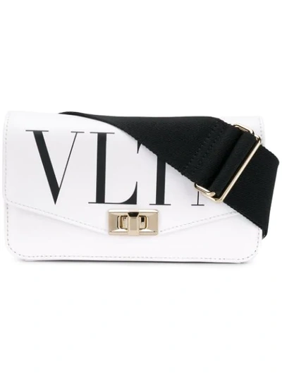 Shop Valentino Garavani Vltn Belt Bag In White
