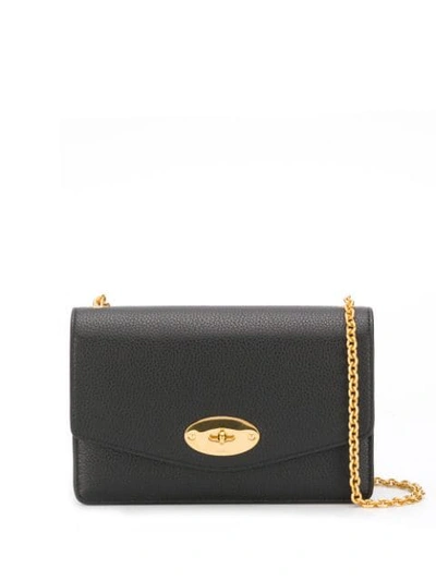 Shop Mulberry Chain Crossbody Bag In Black
