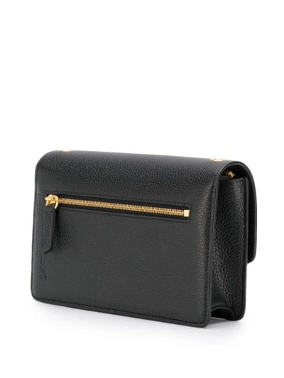 Shop Mulberry Chain Crossbody Bag In Black